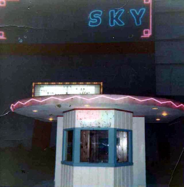 Blue Sky Drive-In Theatre - LATE 1960S SHOT FROM LINDA HUGHES
